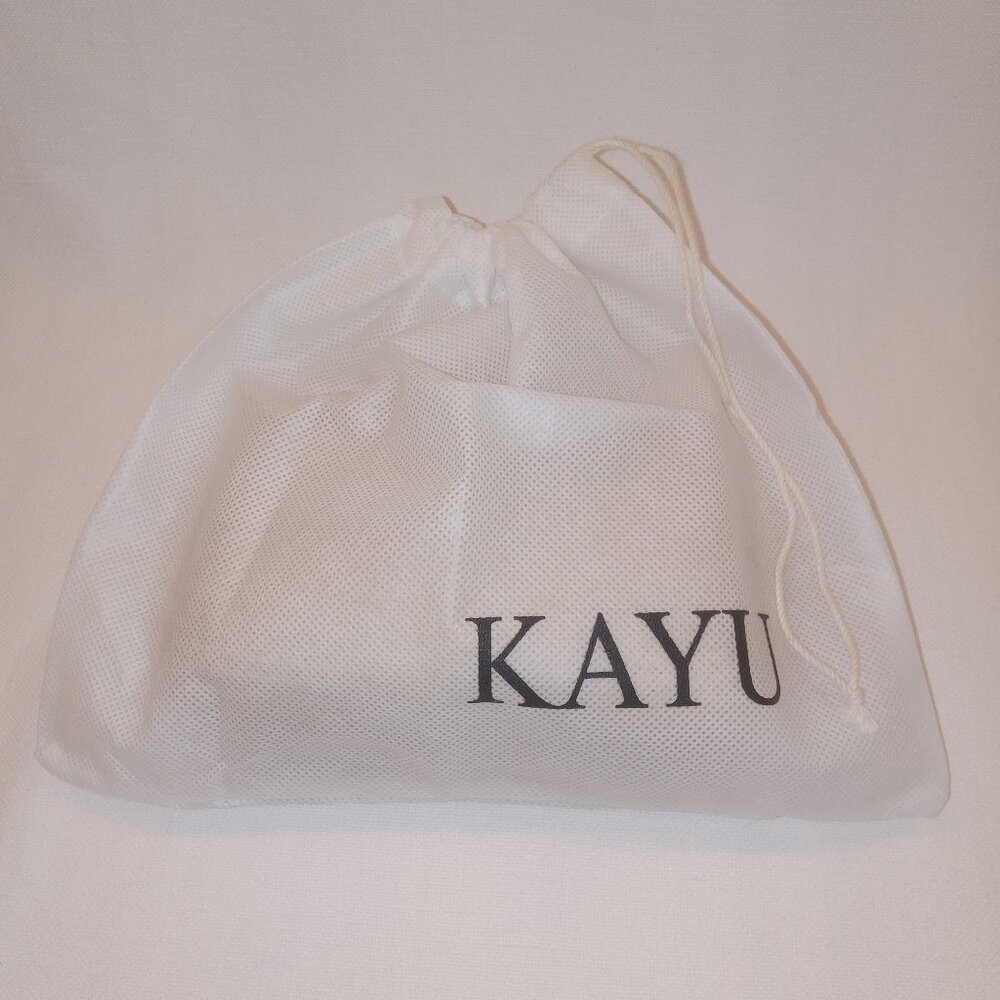 Kayu Jen Straw Clutch/Shoulder Bag With Turquoise Stone Toast/Natural NWOT - Picture 16 of 16